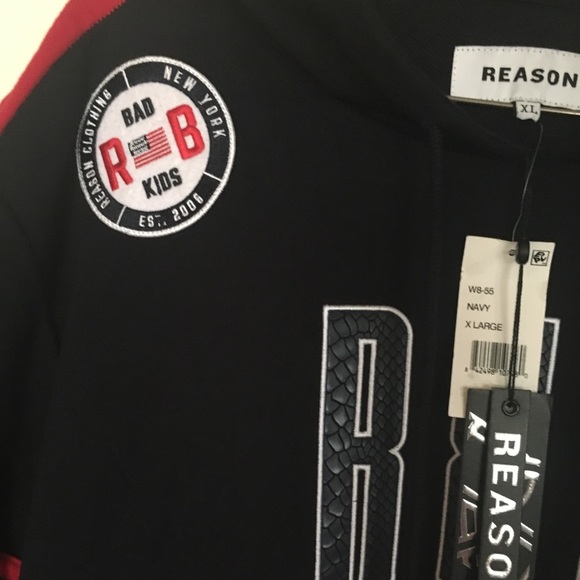 Reason Rival Men’s Black Graphic Hoodie Sweatshirt - Picture 6 of 8